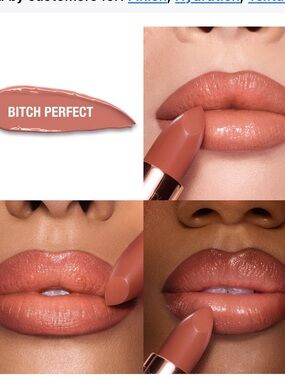 B**** Perfect kissing Charlotte Tilbury lipstick